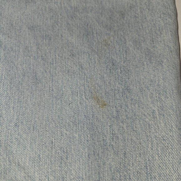 Vintage GUESS Jeans Loose Straight Leg Light Wash 34 X 29 Big Triangle Patch USA - Picture 11 of 12